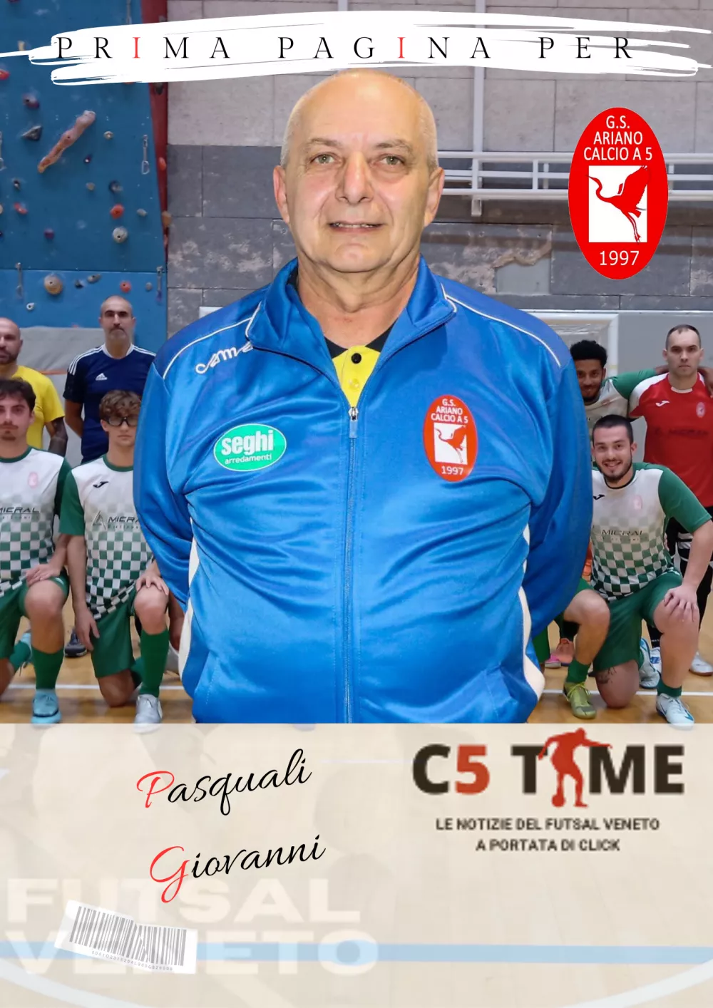 Prima pagina per: GIOVANNI PASQUALI