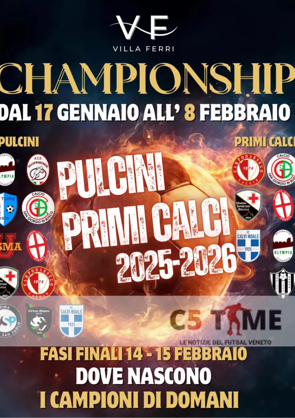 PULCINI e PRIMI CALCI Villa Ferri Championship