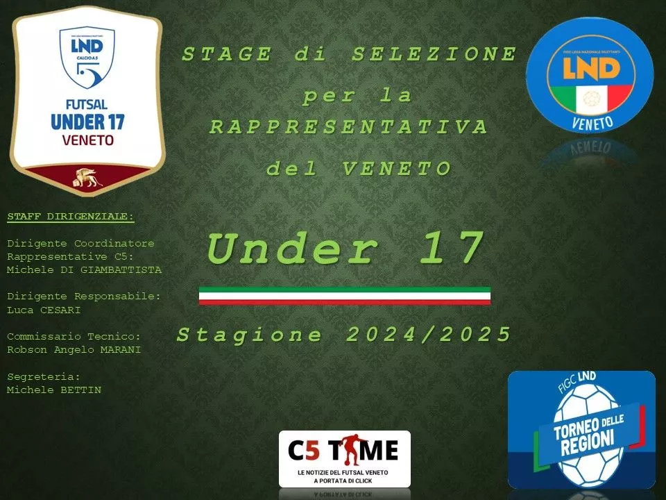 Under 17 Stage di Selezione 01.12.24