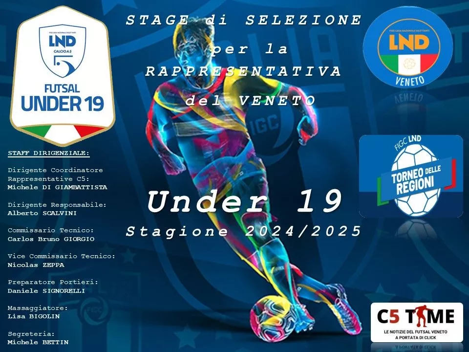 Under 19  Stage di Selezione  23.02.25 - 25.02.25